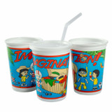 Kids Cups w/ Lid & Straw